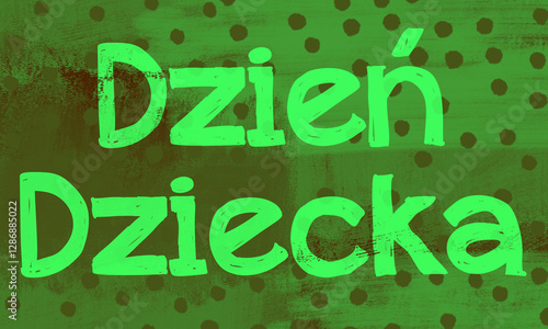 Obraz na płótnie Dzień Dziecka w salonie