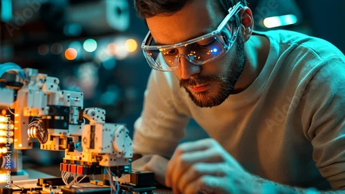 scientist working in laboratory