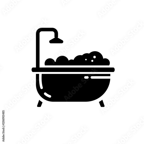  bathtub - vector icon