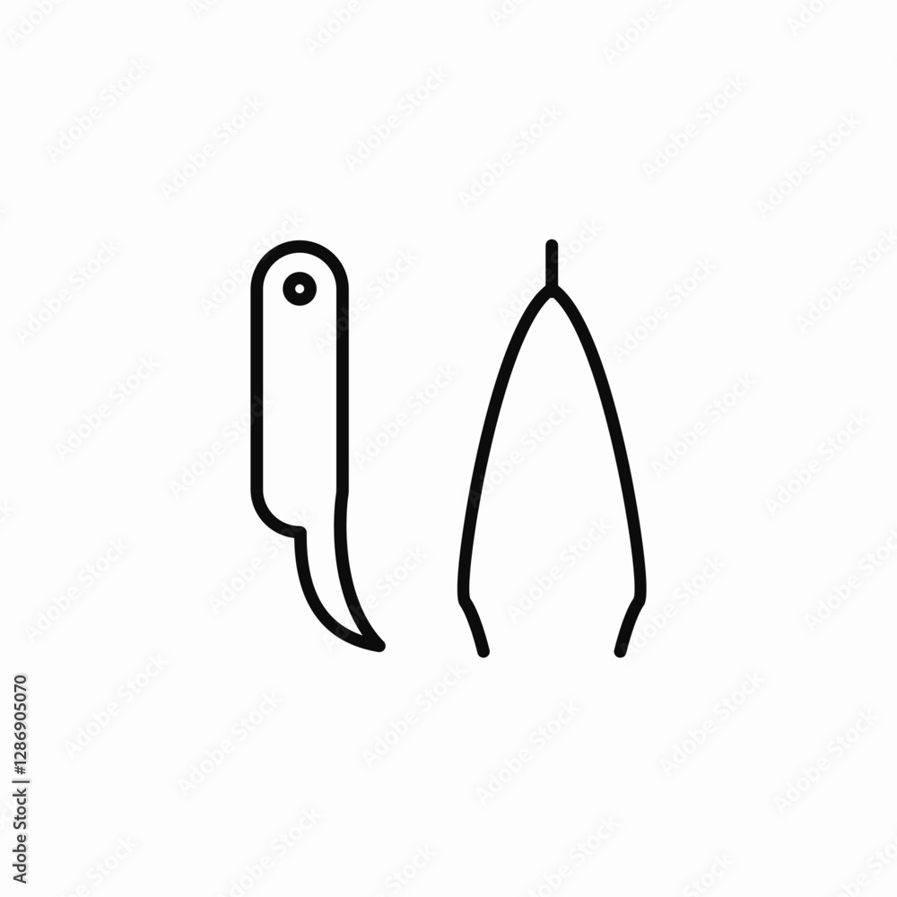 surgery tools icon sign vector surgery tools icon sign vector
