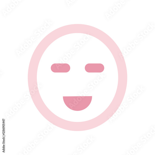 flat pink beauty cosmetic icon, soft morandi makeup item illustration, elegant sakura color skincare face cream facial serum bottle product symbol for fashion salon spa accessories