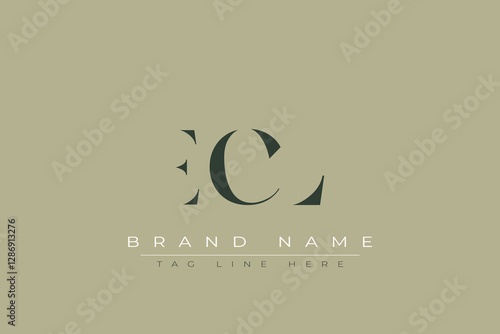 ECL abstract letter logo design. This logo is designed by three abstract letters.