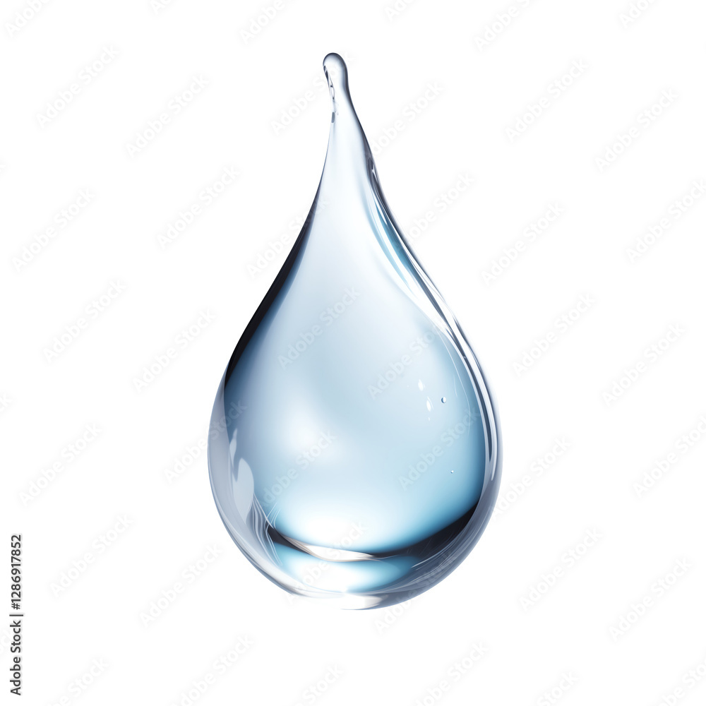 Isolated Water Drop Isolated Water Drop