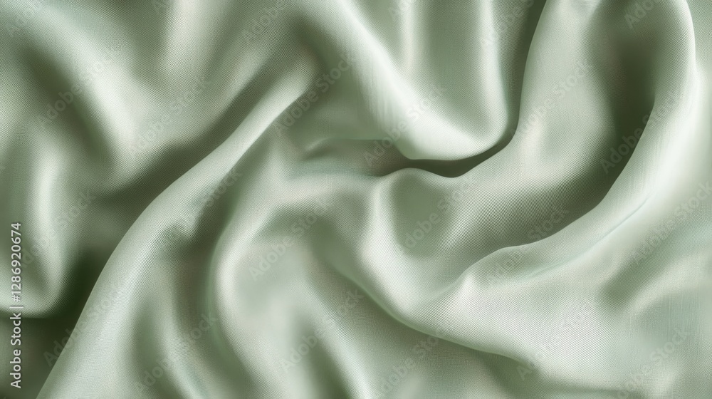 Obraz premium Seafoam green linen fabric texture