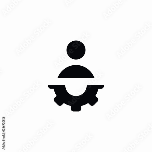 account settings icon sign vector