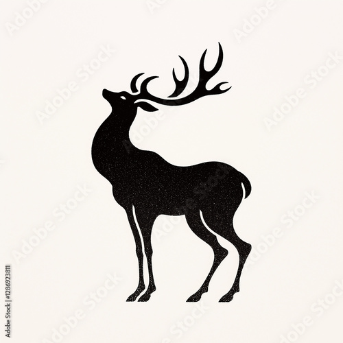 Obraz na płótnie deer vector illustration w salonie