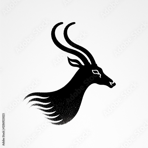 silhouette of a deer