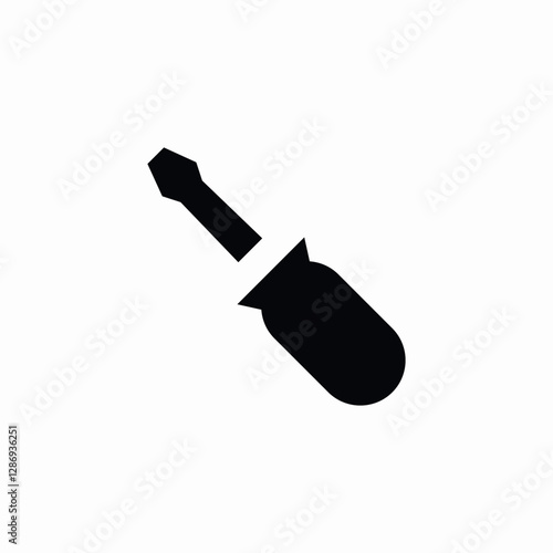 screwdriver tool icon sign vector