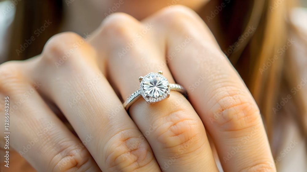 finger ring in finger close up finger ring in finger close up