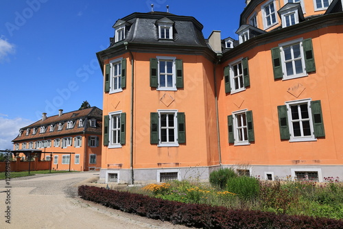 Blick auf die Eremitage in Waghäusel photo