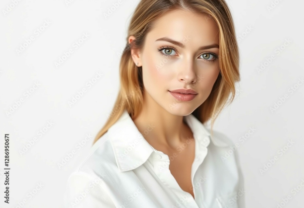 Photorealistic portrait of a 30-year-old female Photorealistic portrait of a 30-year-old female