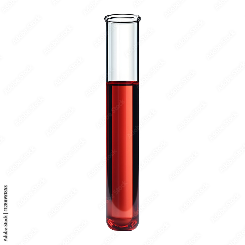 Laboratory test tube isolated on transparent background Laboratory test tube isolated on transparent background