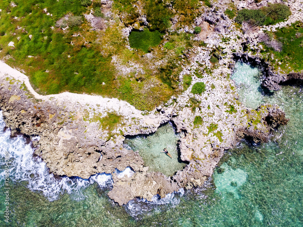 Obraz premium Drone View Ocean