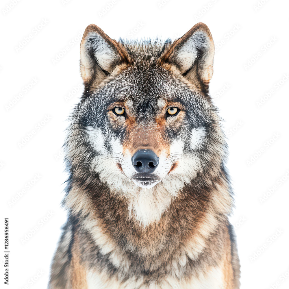 Wolf isolated on transparent background, PNG Wolf isolated on transparent background, PNG