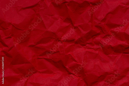 Wallpaper Mural Red crumpled paper background,Red crumpled paper textured background. Torontodigital.ca