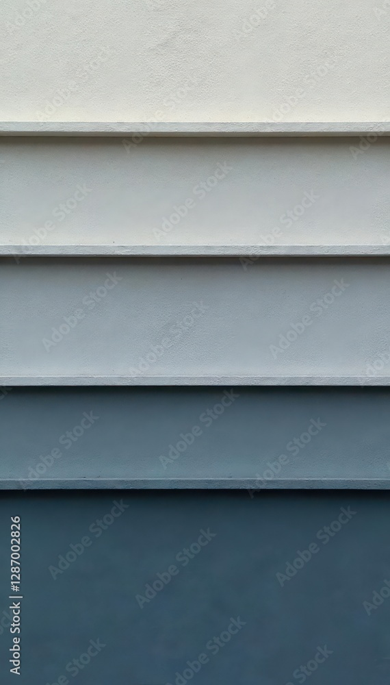 Fototapeta premium Subtle horizontal stripes, light and dark grey squares , design, horizontal, room