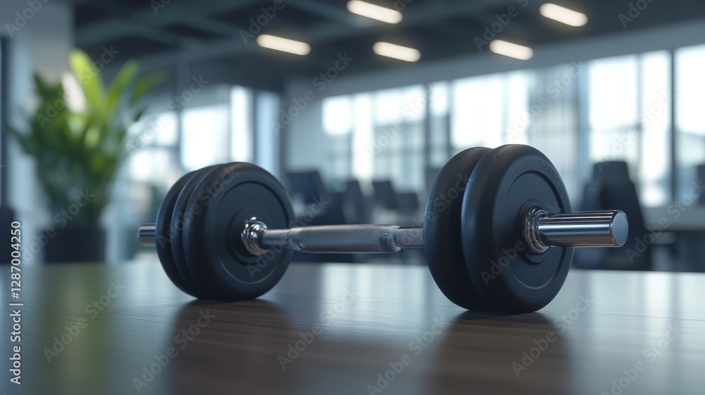 Weights on office table. Power of negotiations concept Weights on office table. Power of negotiations concept