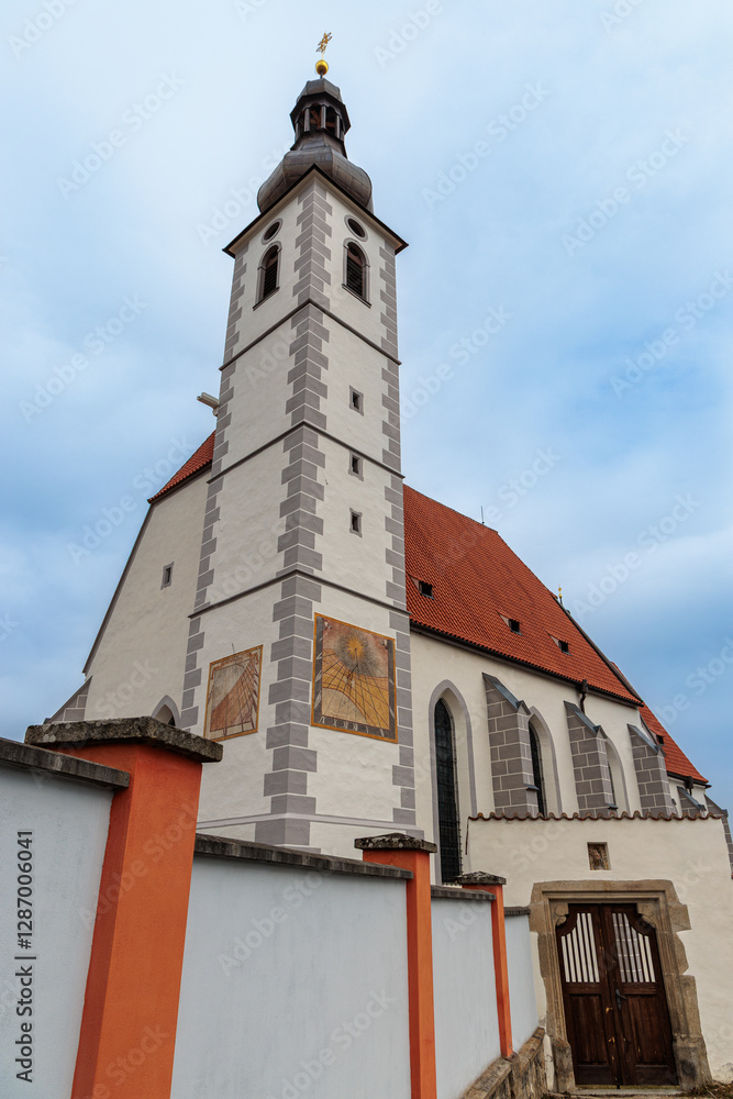 Pilgrimage Church of the Assumption of the Virgin Mary in the village of Kajov in the South Bohemian Region, Czech Republic