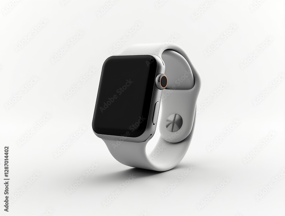 Modern smart watch on a minimalistic display showcasing sleek design and technology features Modern smart watch on a minimalistic display showcasing sleek design and technology features