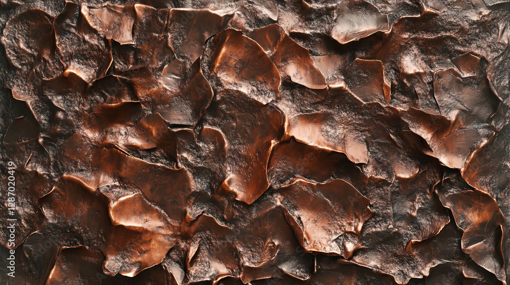 Abstract texture of dark copper with deep shadows and rough surface for artistic background design Abstract texture of dark copper with deep shadows and rough surface for artistic background design