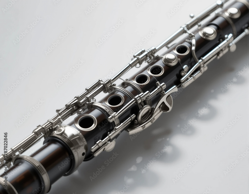 Naklejka premium Graceful Tones: The Timeless Beauty of the Oboe