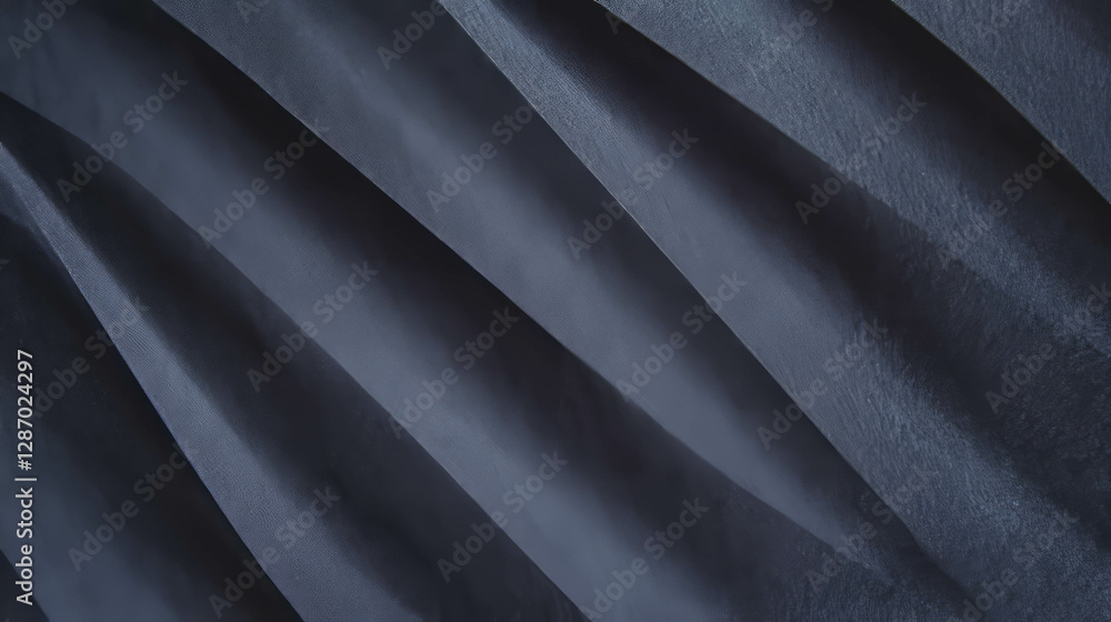 Obraz premium Abstract diagonal ribbed grey paper texture for background and design