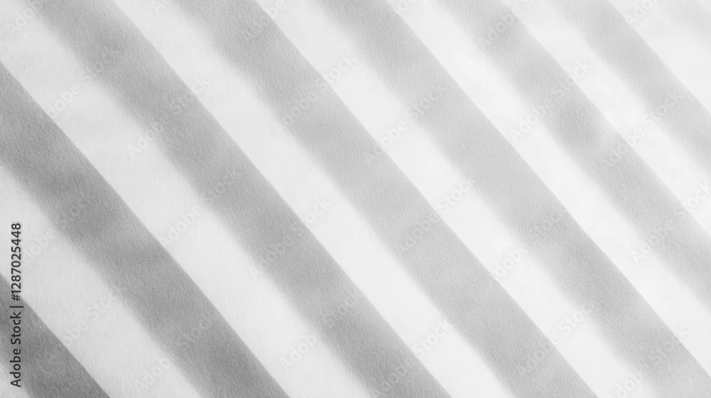 Obraz premium Fine diagonal ribbed grey paper texture for background or design