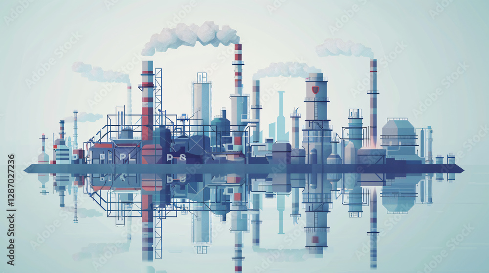 Obraz premium Visual comparison chart showcasing hydrogen production methods, including Gray, Blue, and Green Hydrogen, with a focus on emissions and sustainability.