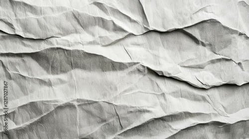 Wallpaper Mural Textured grey ribbed paper with horizontal folds for creative design Torontodigital.ca