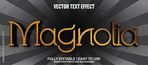 Swan Gold 3d text effect