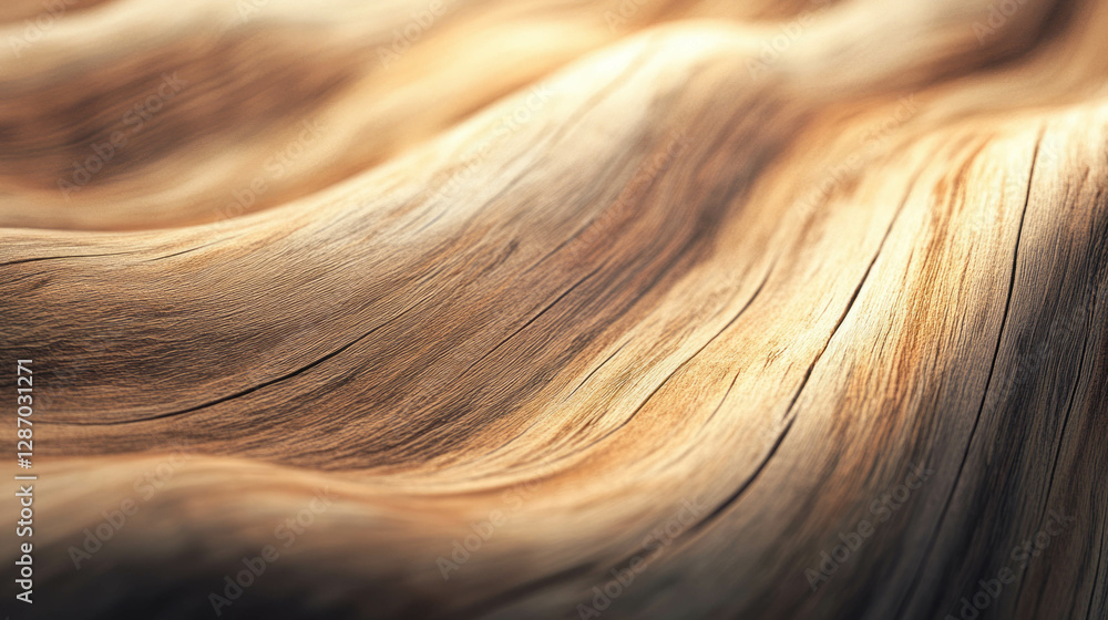Obraz premium Light wood texture with wide grain patterns for interior design and craft projects