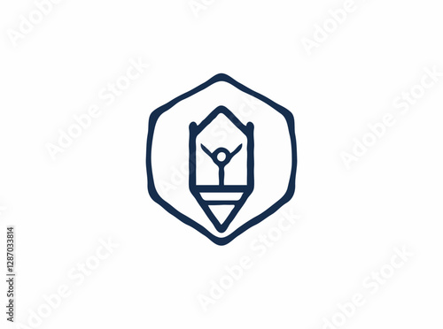 Minimalist Logo Design for Tech Startup - Vector Illustration