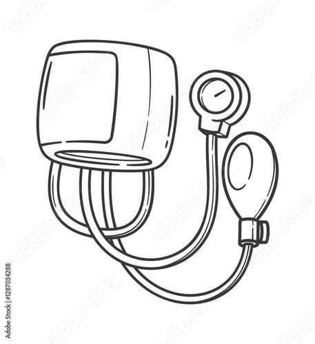 Blood pressure tonometer medical equipment