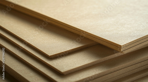 Smooth matte mdf surface texture for interior design and craft projects