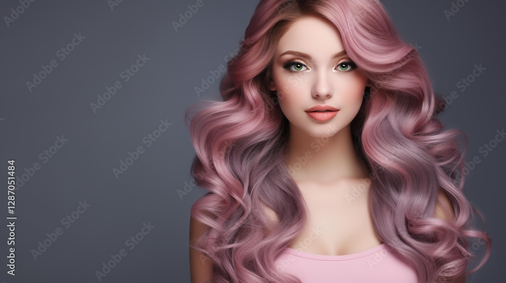 Discover stunning ombre pink and grey hairstyles with our beauty model showcasing radiant hair and flawless makeup. Discover stunning ombre pink and grey hairstyles with our beauty model showcasing radiant hair and flawless makeup.