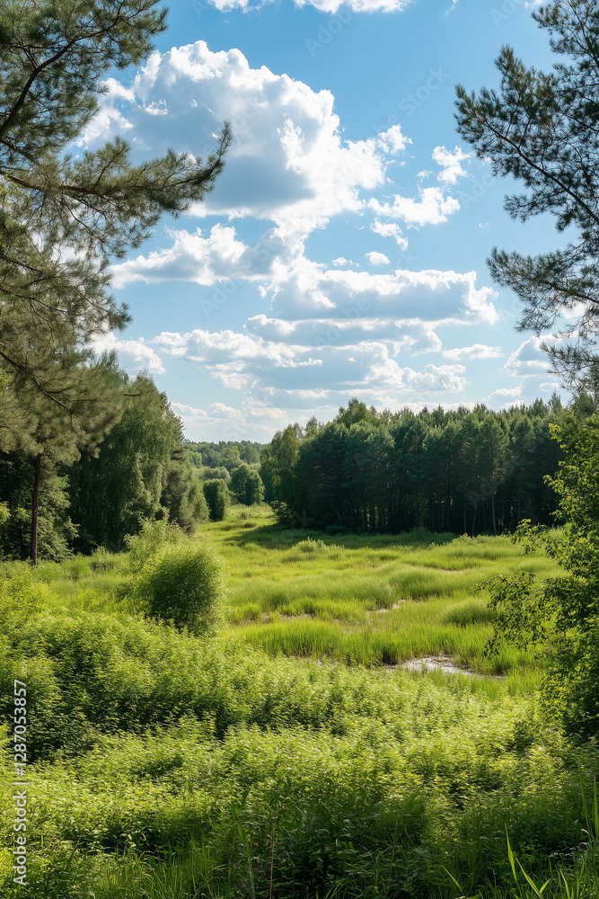 A spacious plot of land in a picturesque suburb of Russia, perfect for building a private home A spacious plot of land in a picturesque suburb of Russia, perfect for building a private home
