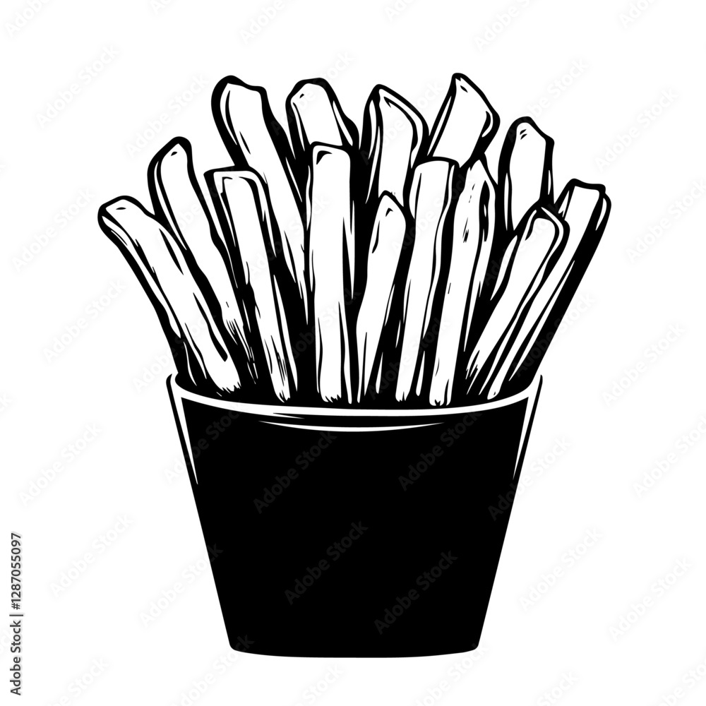 vector french fries design vector french fries design