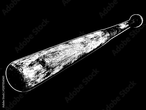 Vintage Wooden Baseball Bat