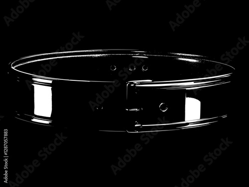 Sleek Black Belt - High-End Fashion Accessory