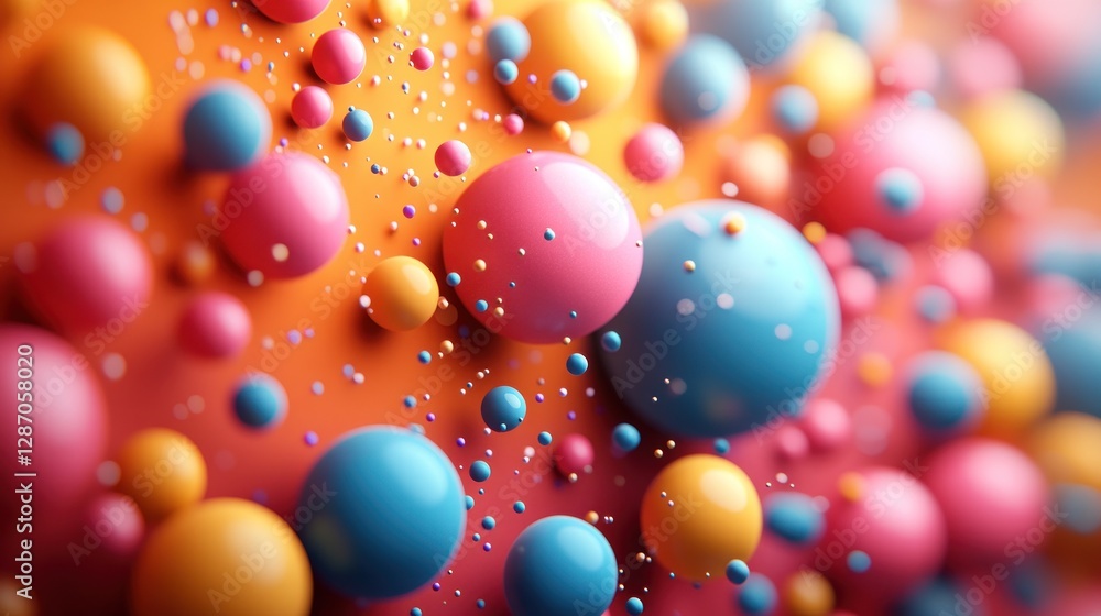 Vibrant Abstract Sphere Composition: A Symphony of Colors and Shapes Vibrant Abstract Sphere Composition: A Symphony of Colors and Shapes