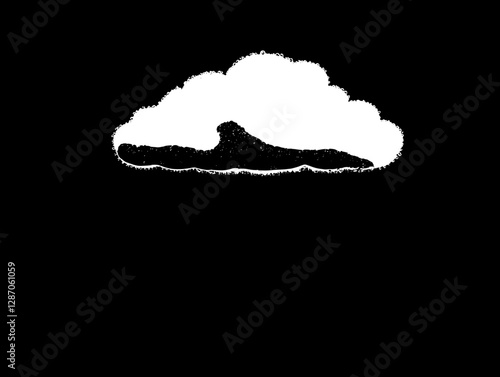 Elegant Fluffy Cloud Graphic Design