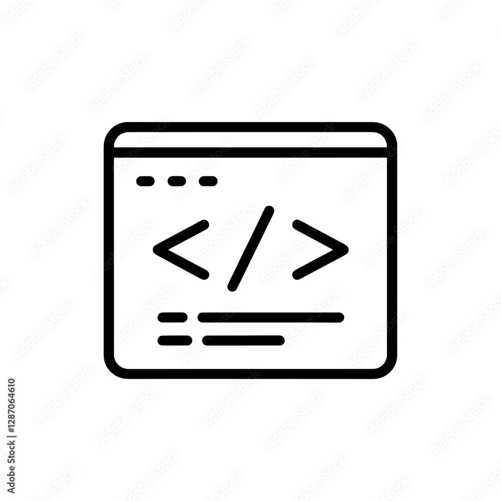Code Review Process Icon - Software Quality Assurance, Developer Collaboration Code Review Process Icon - Software Quality Assurance, Developer Collaboration