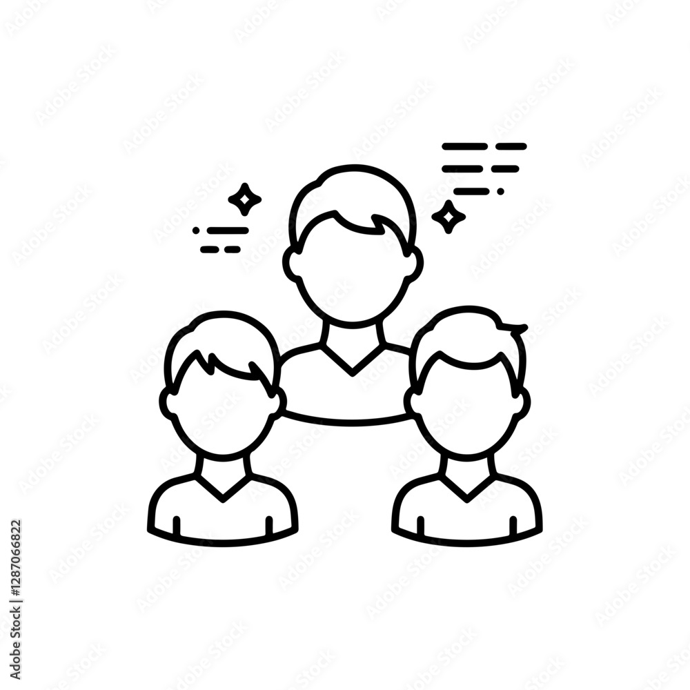 Personality Traits Minimal Thin Line Icon – Character Strengths and Behavioral Insights Personality Traits Minimal Thin Line Icon – Character Strengths and Behavioral Insights