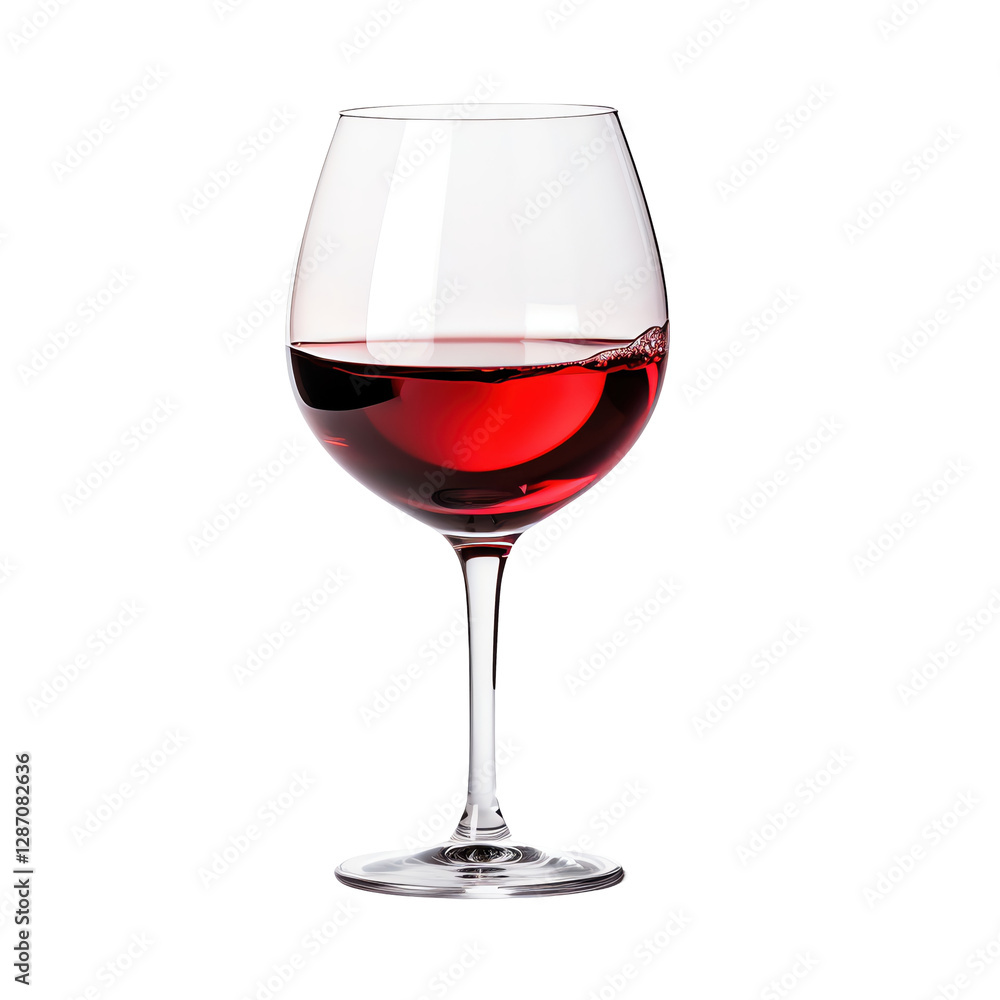 Isolated Glass of Red Wine Isolated Glass of Red Wine