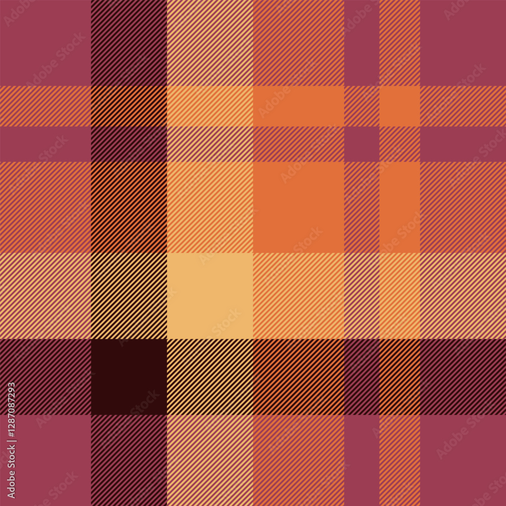 Warm autumnal plaid pattern in rich earthy tones. Perfect for fallthemed designs, textiles, and seasonal branding. This vibrant, textured image evokes feelings of comfort and warmth. Warm autumnal plaid pattern in rich earthy tones. Perfect for fallthemed designs, textiles, and seasonal branding. This vibrant, textured image evokes feelings of comfort and warmth.