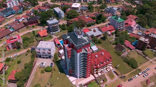 Wallpaper Mural Tall Building on the coast, with communication anntenas on top. Torontodigital.ca