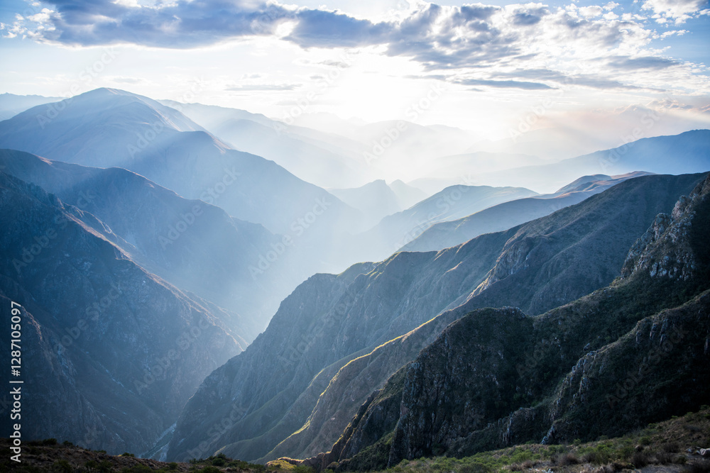 Obraz premium Canyon Sunset