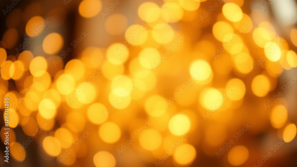 Warm yellow bokeh lights abstract background with blurry effect Warm yellow bokeh lights abstract background with blurry effect
