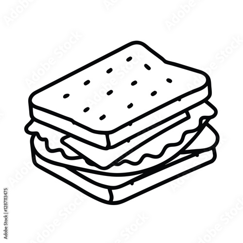 sandwich on a plate
