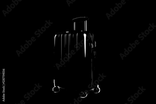 Sleek Black Rolling Suitcase for Effortless Travel
